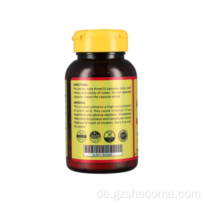 Apfelessigkapseln mit Vitamin 90 -Kapseln